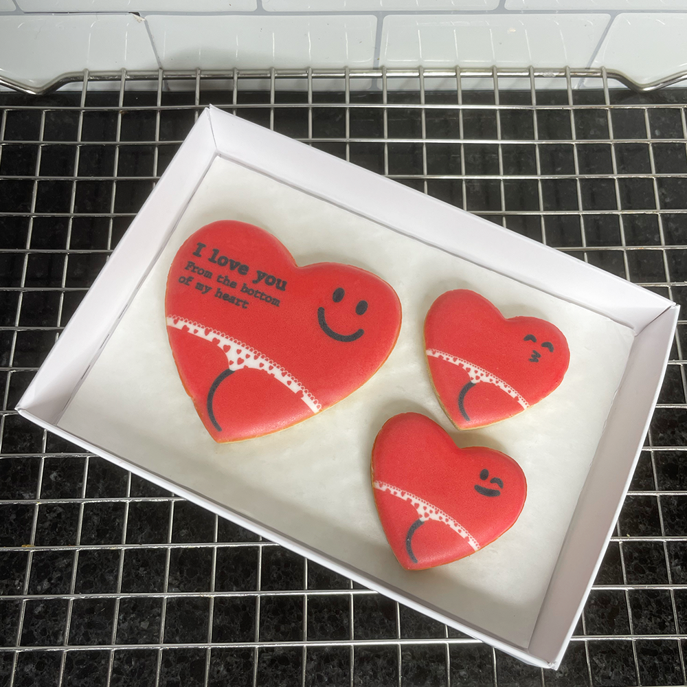 I Love You To The Bottom Of My Heart Biscuits