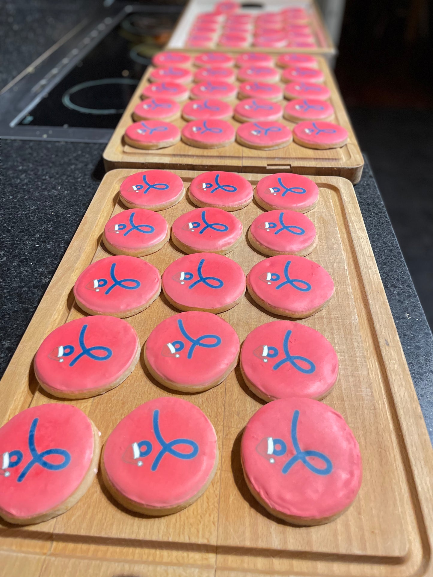 Branded Circle Biscuits - 6.5cm or 8cm