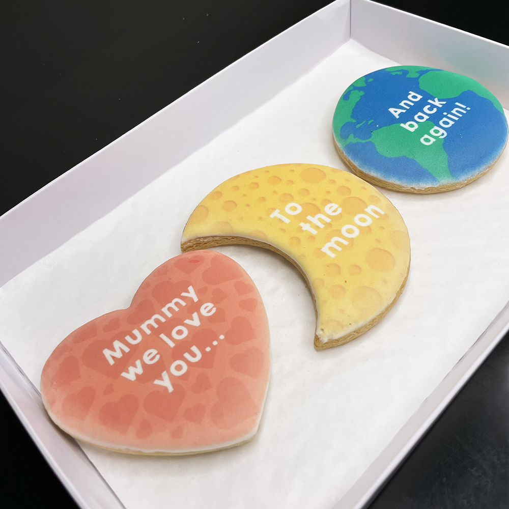 Love You To The Moon And Back Father's Day Biscuits