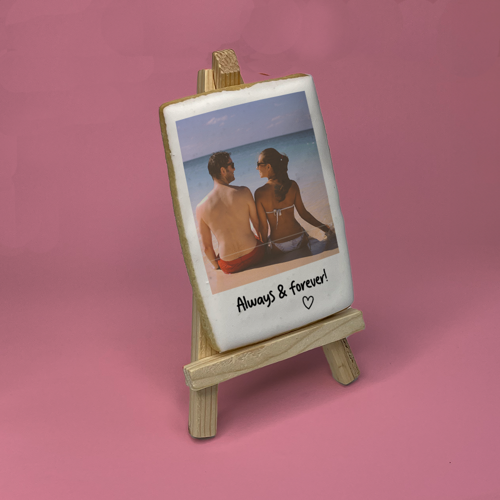 Personalised Polaroid Photo Biscuits