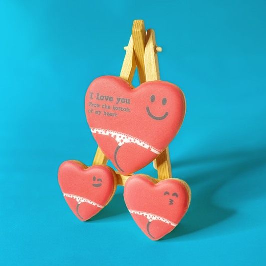 I Love You To The Bottom Of My Heart Biscuits