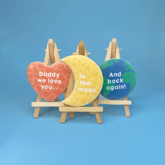 Love You To The Moon And Back Father's Day Biscuits