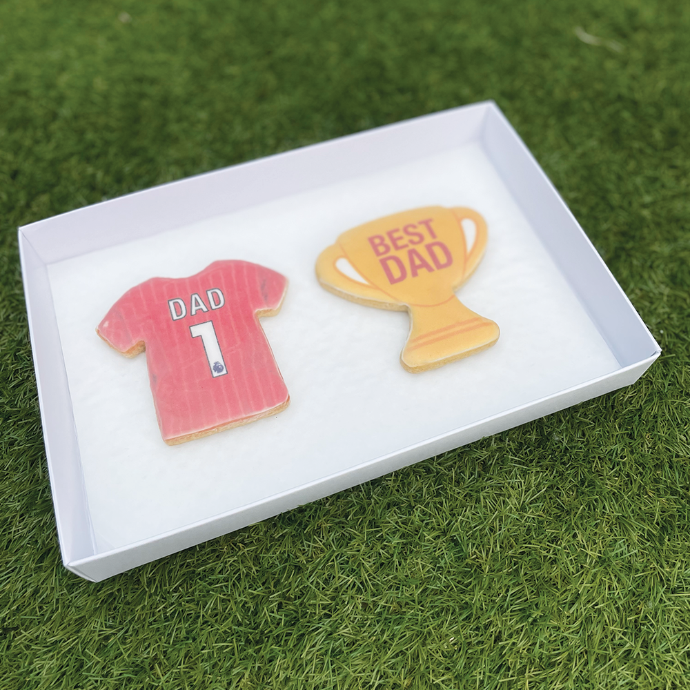 Liverpool football shirt Father's Day Biscuits